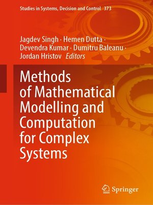 cover image of Methods of Mathematical Modelling and Computation for Complex Systems